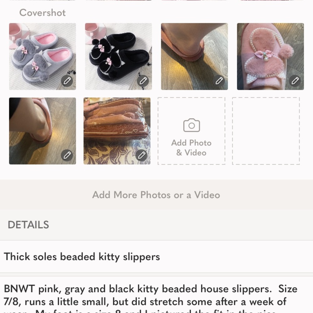 Kitty slippers